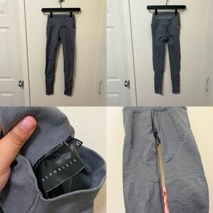 •ALPHALETE• High Rise Grey Leggings